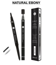 ABSOLUTE NEW YORK 2-in-1 BROW PERFECTER COLOR: NATURAL EBONY - £3.17 GBP