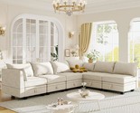 Merax U-Shape Modern Large Modular Sectional, Convertible Sofa Bed with ... - $1,695.99