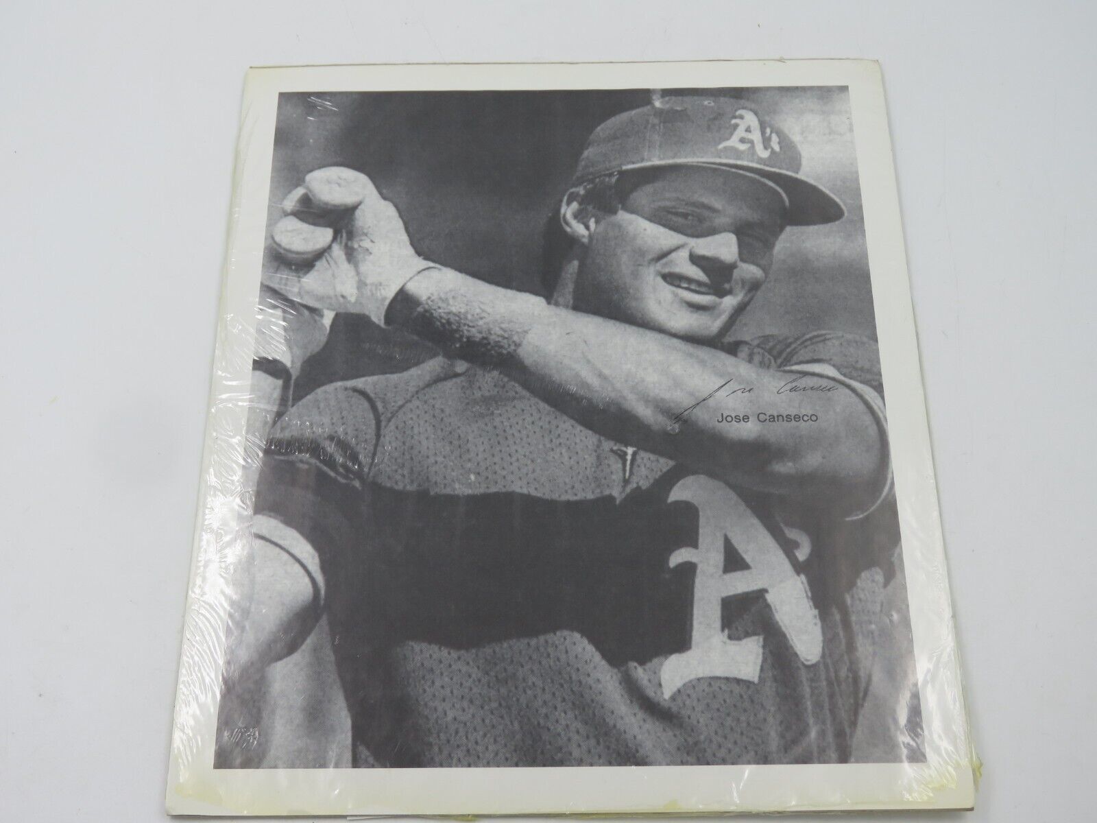Primary image for Vintage Jose Canseco Photo REPRODUCTION Autograph 9x11" COA SEE DETAILS