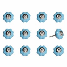 1.5" X 1.5" X 1.5" Light Blue And Silver  Knobs 12 Pack - $2,017.91 MXN