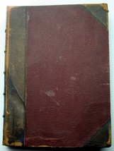 Vntg c1865 John Bunyan The Pilgrim&#39;s Progress half-leather Marble Ep Cassell - £44.18 GBP