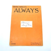 Always Vintage Sheet Music Piano Ukulele Irving Berlin - £11.21 GBP