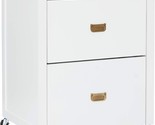Sadie Rolling File Cabinet In White Linon. - £190.75 GBP