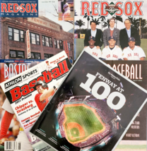 Boston Red Sox Baseball Magazines Lot Of 6 MLB Sports Fenway 100 1999-20... - $29.99