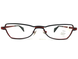 Face a Face Petite Eyeglasses Frames STREAM 2 915 Black Red Cat Eye 47-1... - $186.79