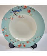 Spring Song Soup Bowls Retired Birds Floral Blue 9&quot;  Target Home Cherry ... - $38.96 CAD