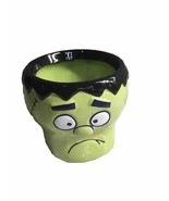HALLOWEEN FRANKENSTEIN &amp; BRIDE OF FRANKENSTEIN Flower Vase Decor 5 In - €16,69 EUR