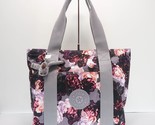 Kipling Era M Large Shoulder Bag Zip Tote KI5367 Polyester Kissing Flora... - £79.89 GBP