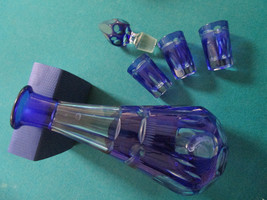 Bohemian Glass Cobalt Blue Vase Decanter Shot Paperweight Russian Egg PICK1 - £58.11 GBP+