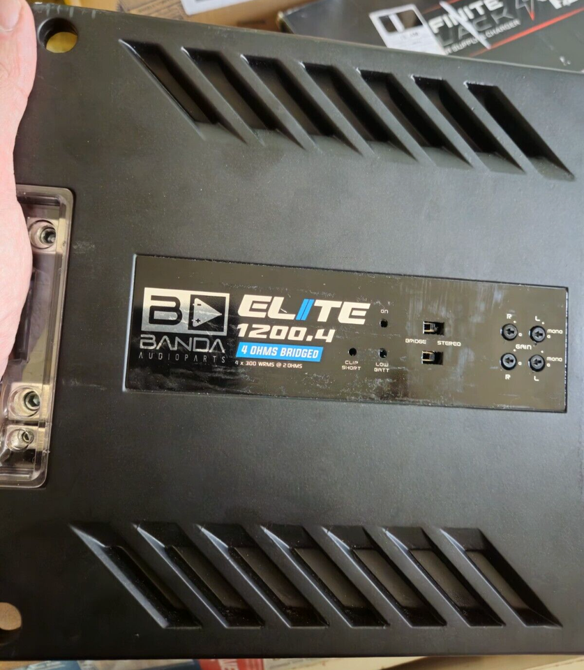 BANDA ELITE  1200.4 2 OHM - EXCELLENT CONDITION AND INSPECTED - WITHOUT BOX - $251.74