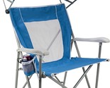 OUTDOOR SunShade Waterside Chair With Canopy For Beach Camping Picnic Blue - £40.52 GBP