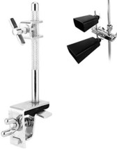 Jazz Drum Kit Hoop Mounted Cowbell Clamp Up Or Down Adjustment, Cowbell ... - $33.94