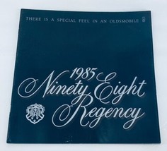 1985 Oldsmobile Ninety Eight Regency Dealer Showroom Sale Brochure Guide Catalog - £7.43 GBP