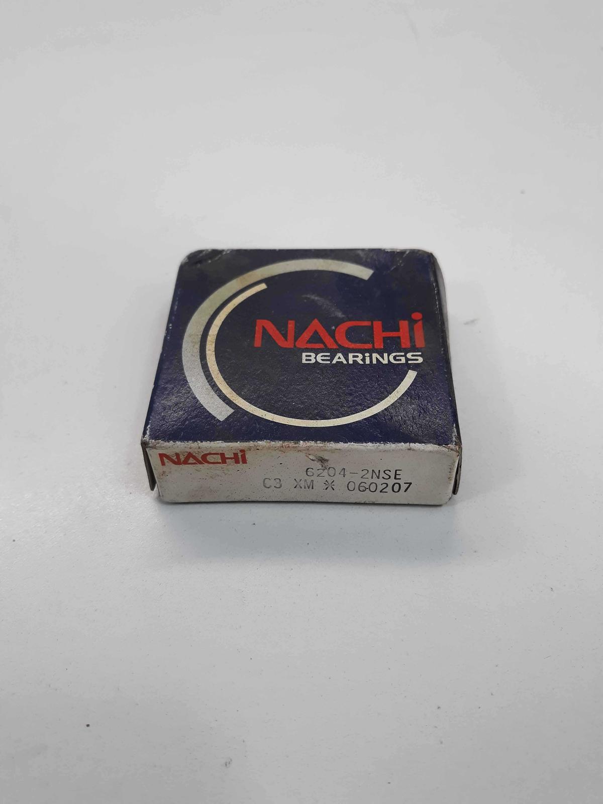 Nachi 6204-2NSE Rubber Seal Ball Bearing 20x47x14  - $10.25