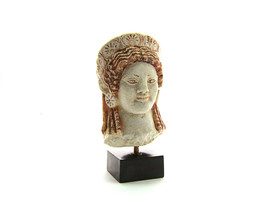 Greek stone casting head of Acropolis statue Kore , Museum quality art G... - £65.67 GBP