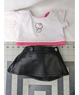 Build a Bear Hello Kitty Shirt Black Skirt Lot Stuffed Animal Toy - $19.95