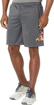 adidas Men&#39;s Train Essentials Camo-Filled Logo Training 7in Shorts Grey-2XL - $21.99