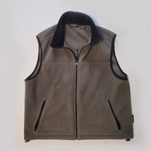 Eddie Bauer POLARTEC Men Size L Fleece Vest Full Zip 100% Polyester - £19.03 GBP