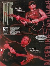 Bleeding Through Brian Leppke &amp; Scott Danough 2010 Ibanez RG Series guitar ad - £3.31 GBP