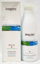 Inspire Beauty MG48+ Scrub Foam Cleansing Milk Dead Sea Plant 8.45 oz/25... - $25.99