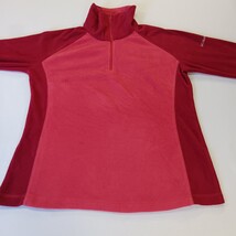 Columbia XL6624 Women's Red 1/4 Zip Pullover Sweatshirt Lightweight Size Large image 11
