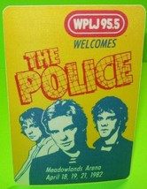 The Police Backstage Pass Concert Tour Original 1982 Ghost In The Machin... - $18.16