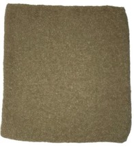 Pottery Barn Boucle Throw Pillow Cover 20&quot; x 20&quot; Camel Tan Brown Linen Back READ - £10.27 GBP