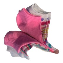 Juncture Little Girls Low Cut Socks Size 1-7 Set of 3 2 Packs Multicolor  - $11.75