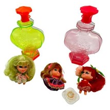 Liddle Kiddle Doll Kologne Bottle Apple &amp; Rosebud Plus Grape Vintage Mattel 60s - $118.75