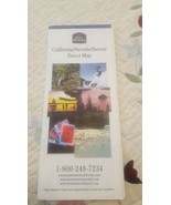 The Best Western California Nevada Hawaii Road Travel Map - £4.60 GBP