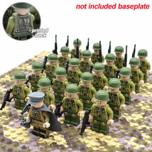 21pcs/set WW2 Allied Army US Troops Military Officer Soldiers Minifigure... - $28.99