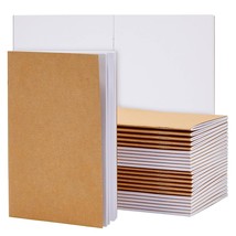 24 Pack A5 Blank Notebook Bulk Set, Unlined Kraft Paper Journals With 24 Sheets  - £34.08 GBP