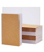 24 Pack A5 Blank Notebook Bulk Set, Unlined Kraft Paper Journals With 24... - £33.61 GBP