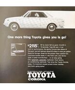 1968 Toyota Corona Advertisement Vintage Automobilia Japanese Vehicles D... - $28.01 CAD