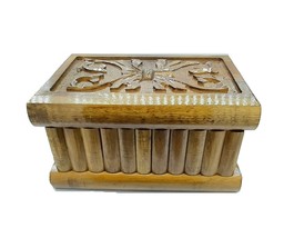 Pandora Puzzle Magic Trick Secret Jewelery Box Case Walnut Wood Handmade - £31.57 GBP