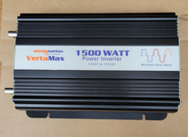 VertaMax 1500 Watt Power Inverter DC to AC Car, RV w/ 3 Outlets &amp; LCD Display - £90.99 GBP