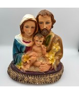 Vintage Holy Family Statue Jesus Mary Joseph Catholic Nativity Figurine ... - $843.42 MXN