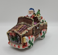 2005 Ginger Frost Lane Santa Claus Gingerbread Car w/ Tree Decoration - £7.66 GBP