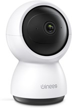 Indoor Security Camera 2K WiFi Pet Camera for Home Security with Sound Human Pet - £57.84 GBP