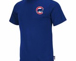 Majestic Brand ~ Navy ~ &quot;Chicago Cubs&quot; Youth Size Large ~ Short Sleeve S... - £11.81 GBP