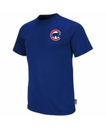 Majestic Brand ~ Navy ~ &quot;Chicago Cubs&quot; Youth Size Large ~ Short Sleeve S... - €13,04 EUR