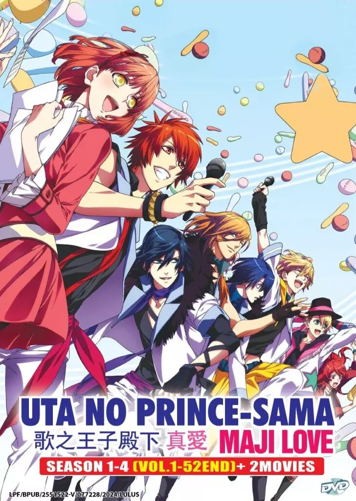 Dvd Uta No PRINCE-SAMA : Maji Love Season 1-4 Vol.1-52END+2 Movies English Sub - £50.24 GBP