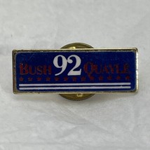 1992 George Bush Dan Quayle Republican President Election Political Politics Pin - £4.68 GBP