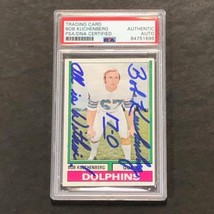 1974 Topps #225 Bob Kuechenberg Signed Card AUTO PSA Slabbed Dolphins - £39.95 GBP