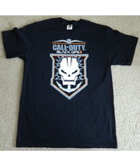 Call of Duty Black Ops II Logo Anchored Skull Image T-Shirt Size L/XL NE... - £11.58 GBP