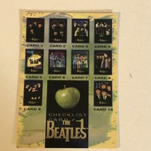 The Beatles Trading Card 1996 John Lennon Paul McCartney Checklists 1 - £1.57 GBP