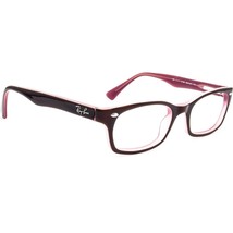 Ray-Ban Eyeglasses RB5150 2126 Dark Brown on Violet Rectangular Frame 50[]19 135 - £55.94 GBP