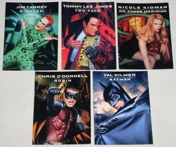 Batman Forever Trading Cards Vintage 1995 Unocal 76 Promo Set Of 5 Val Kilmer* - £11.78 GBP