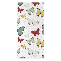 Mondxflaur Colorful Butterfly Hand Towels for Bathroom Hair Absorbent 14x29 Inch - £10.41 GBP