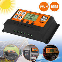 100A PWM Solar Panel Kit Regulator Charge Controller Auto Focus Tracking... - £19.11 GBP